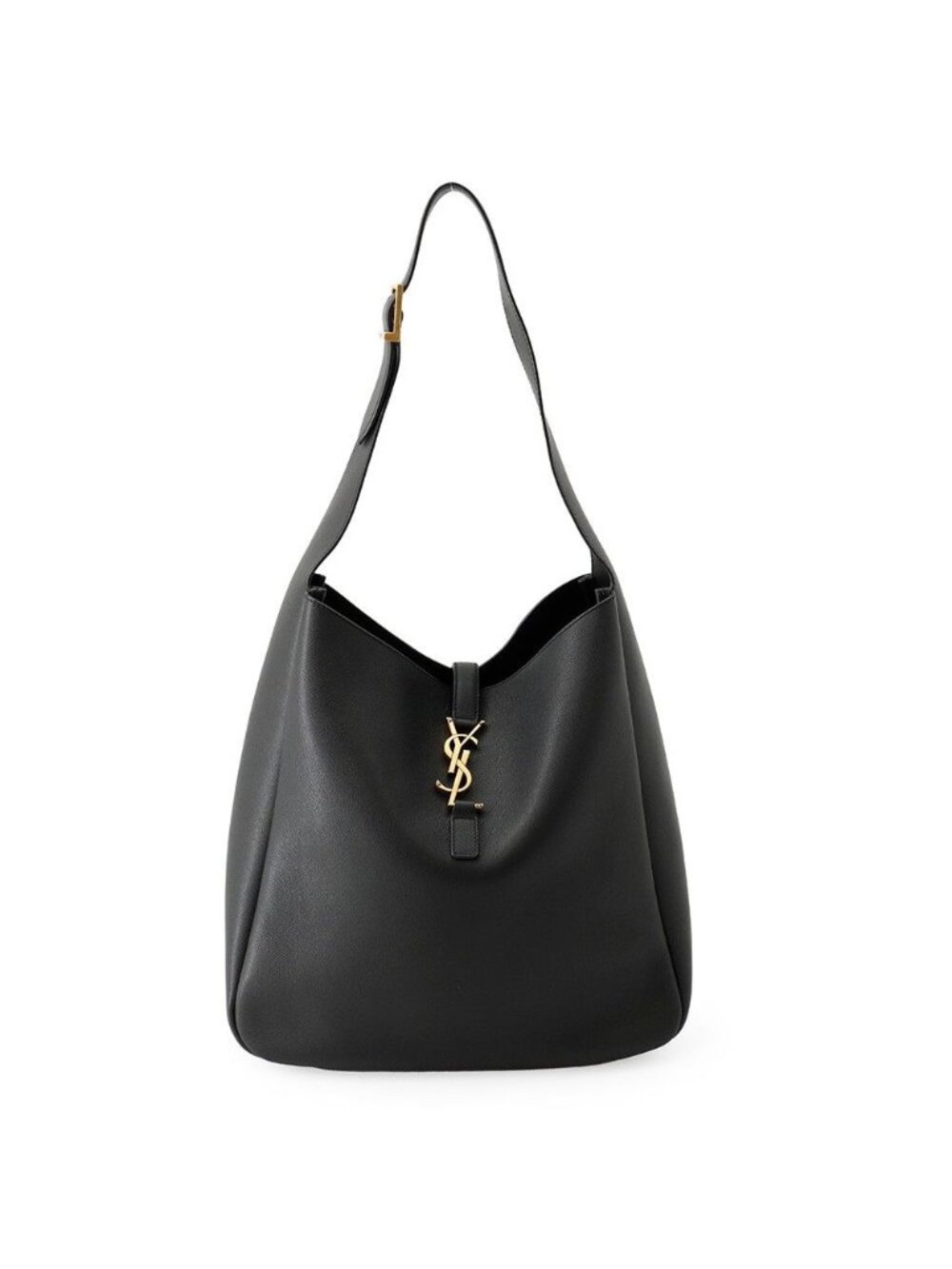 Saint Laurent Paris Shoulder Bag Le 5 A 7 Soft Large Leather Black